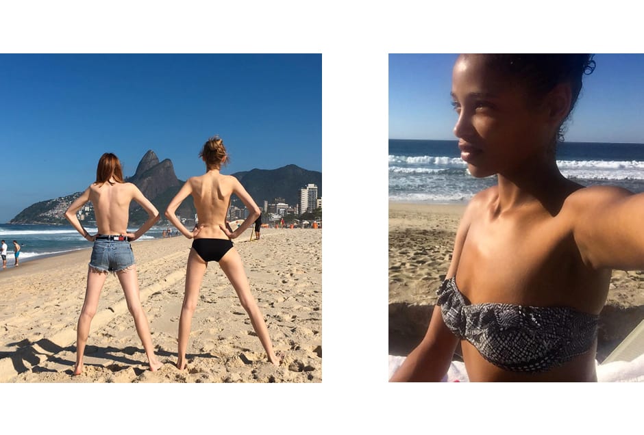 Go bare: our model muses bringing us back to basics - RUSSH