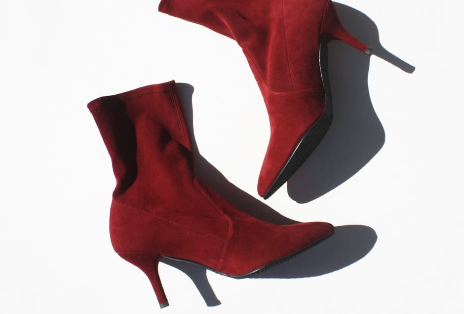 Stuart Weitzman's seeing red - RUSSH