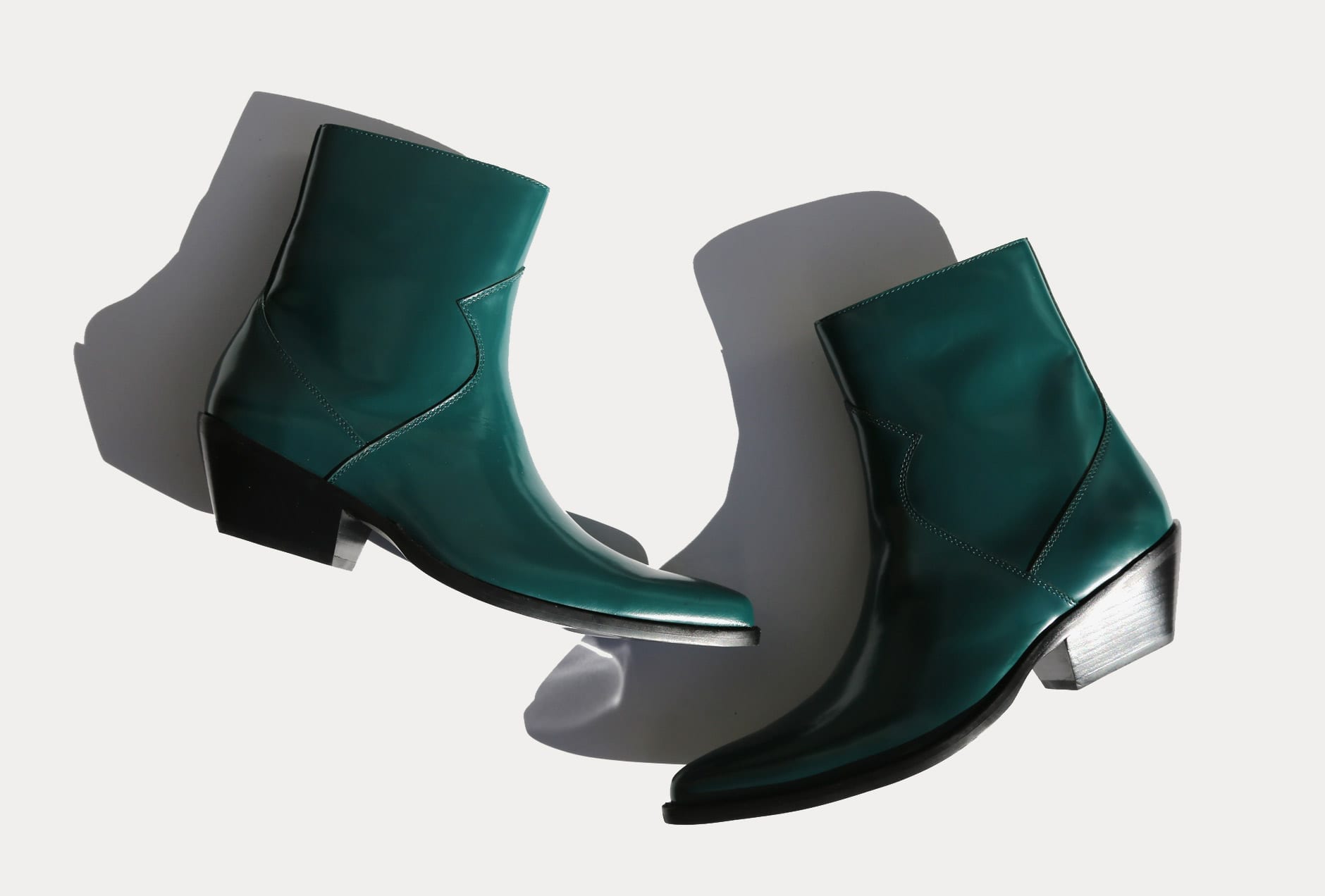 calvin klein green boots