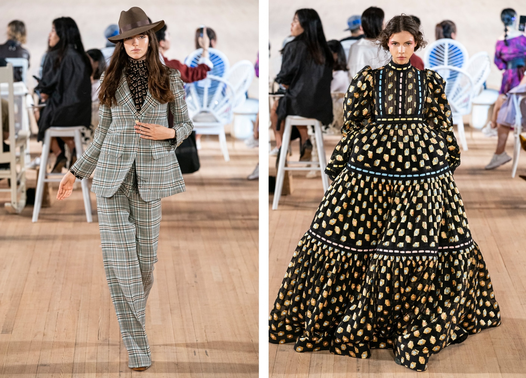 Marc Jacobs goes back to the future with 80s-inspired powersuits and prints, New York fashion week
