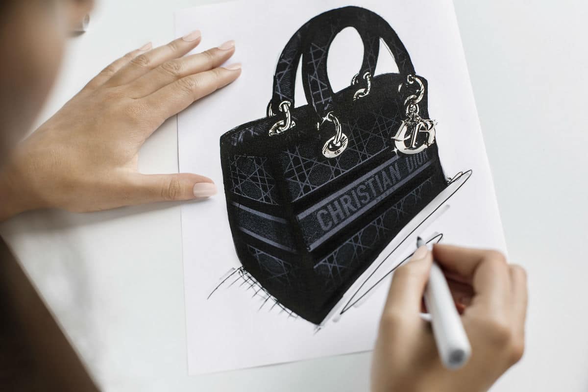 Watch the mesmerising making of the Dior Lady D-Lite bag in velvet