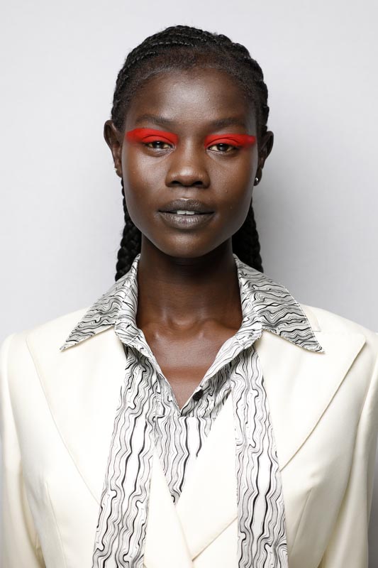 AAFW 2021 beauty trend: Graphic eyeliner is here to stay