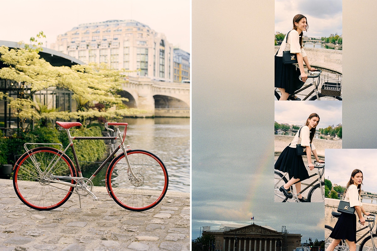 A closer look at the Maison Tamboite x Louis Vuitton Bike