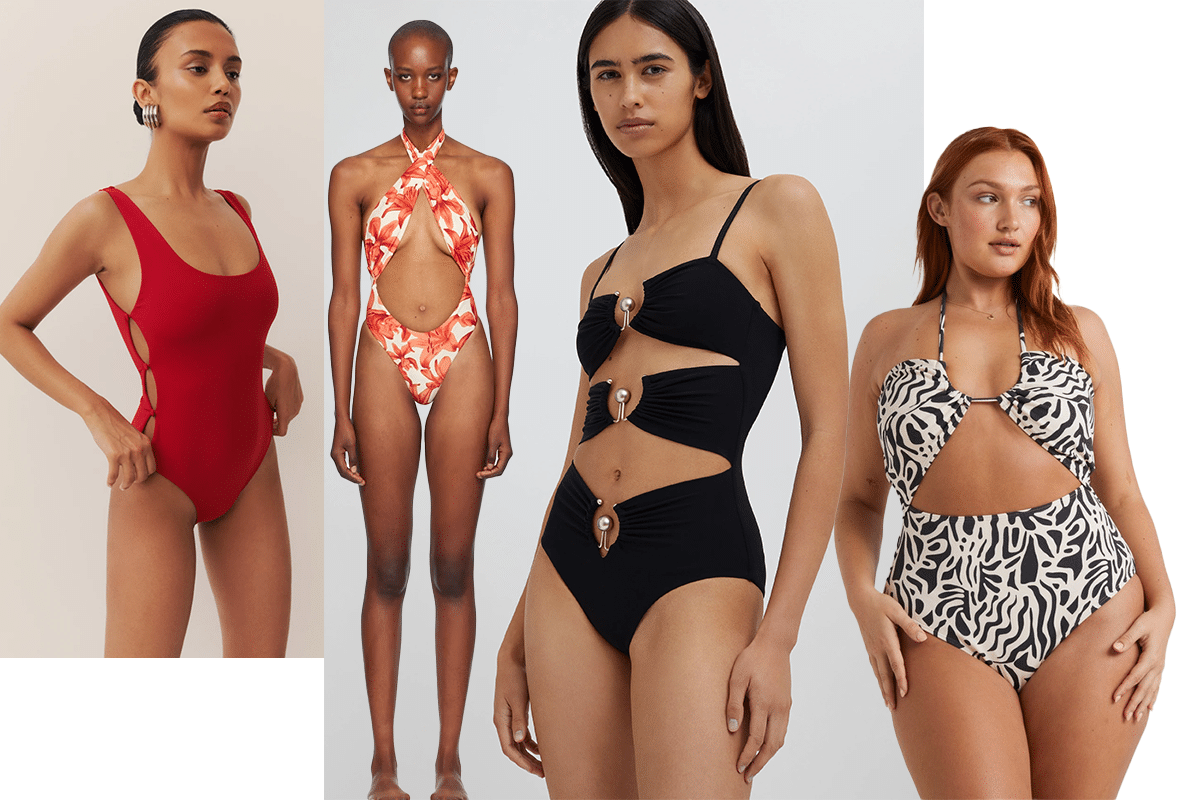 cut out swimwear styles