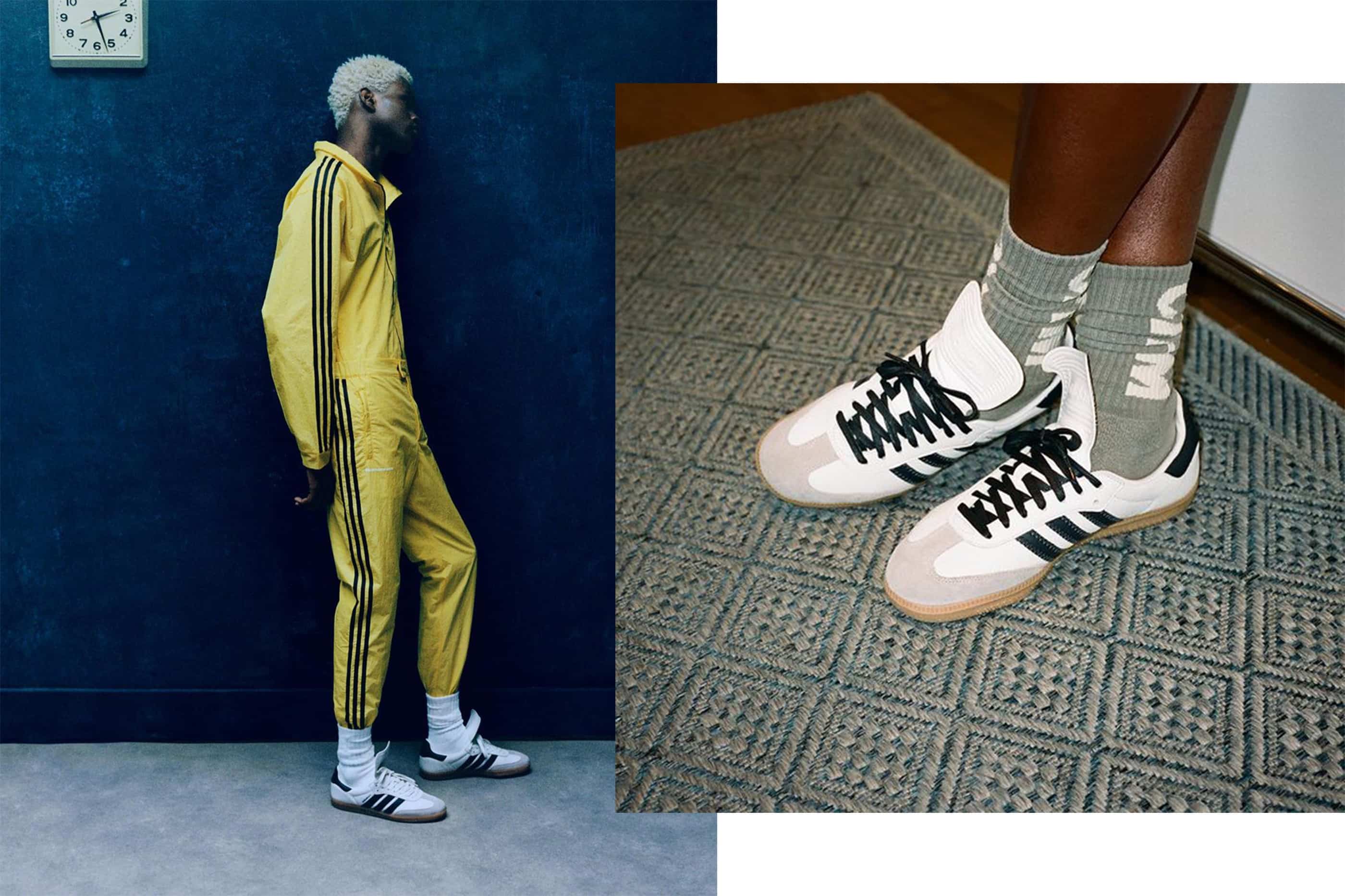 Adidas x Pharrell Williams Samba Sneakers