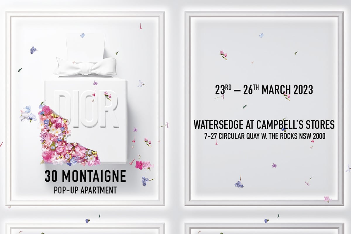 Miss Dior Millefiori Garden pop-up Sydney: Details and tickets