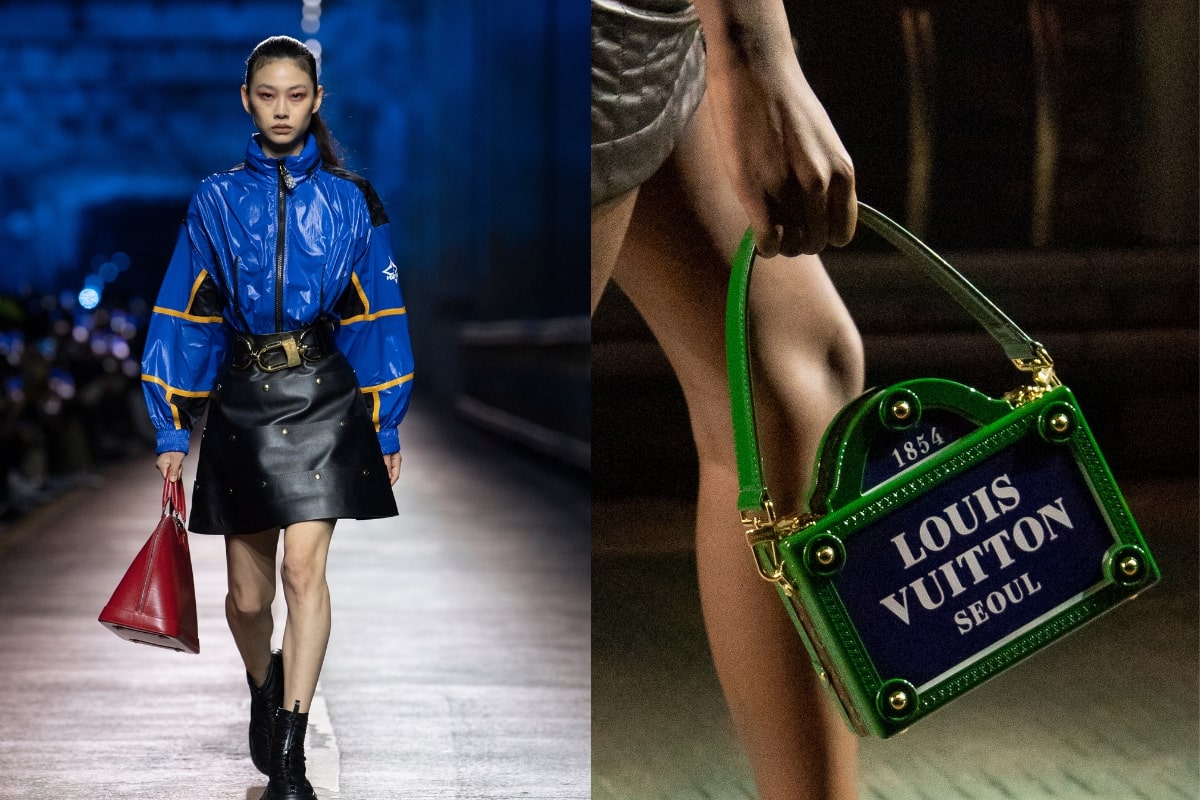Louis Vuitton's latest collection is a spectacle of proportion