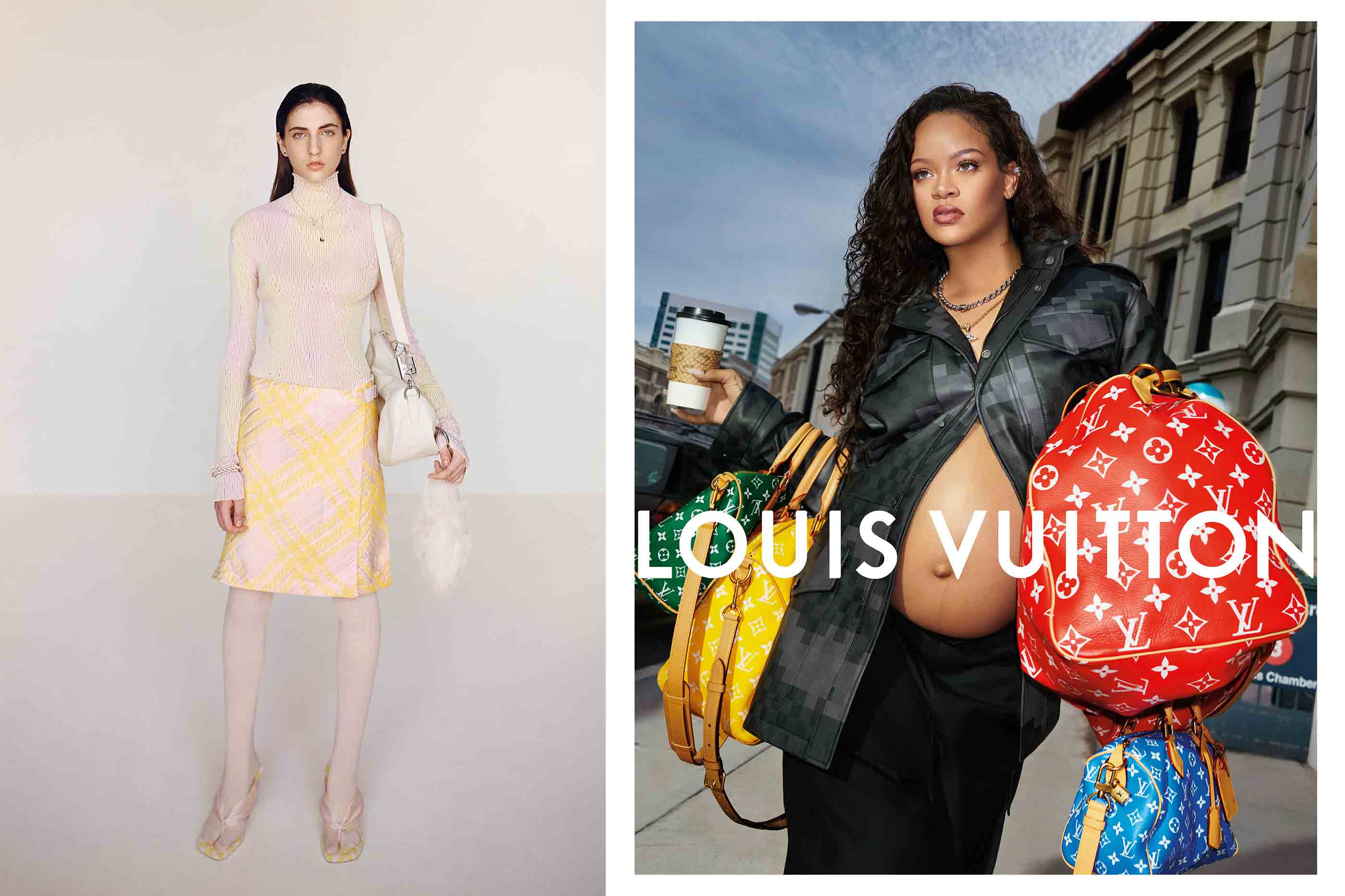 Rihanna Models Pharrell's Louis Vuitton Collection In New Ad
