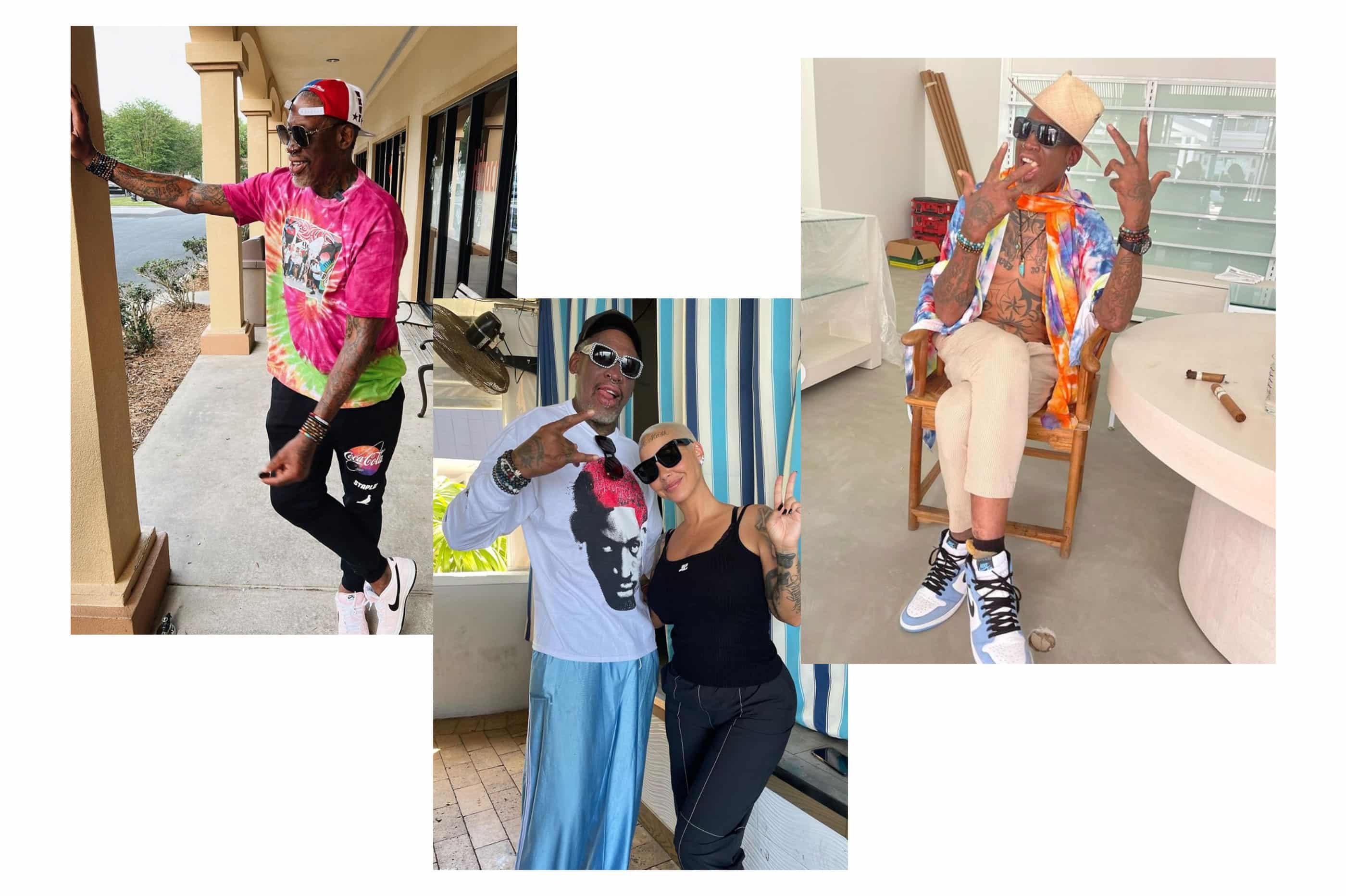 NBA star Dennis Rodman was the 90s most unexpected style icon