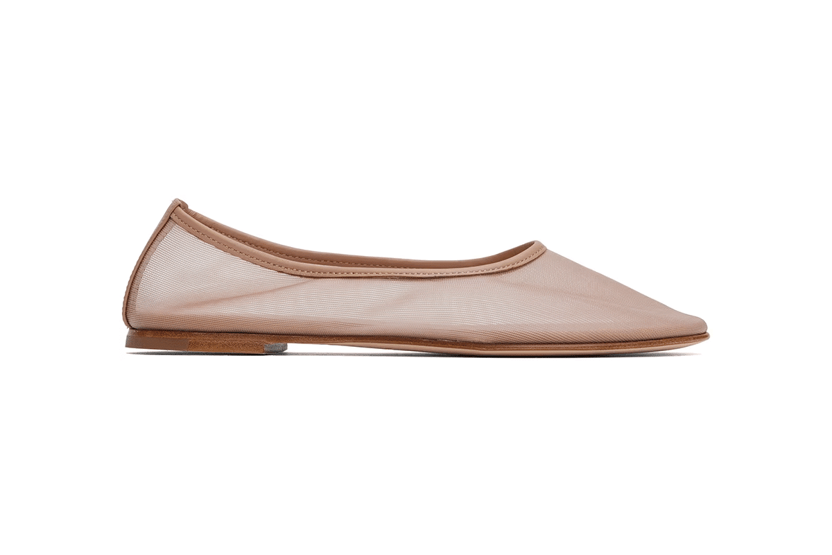 dear frances mesh ballet flats