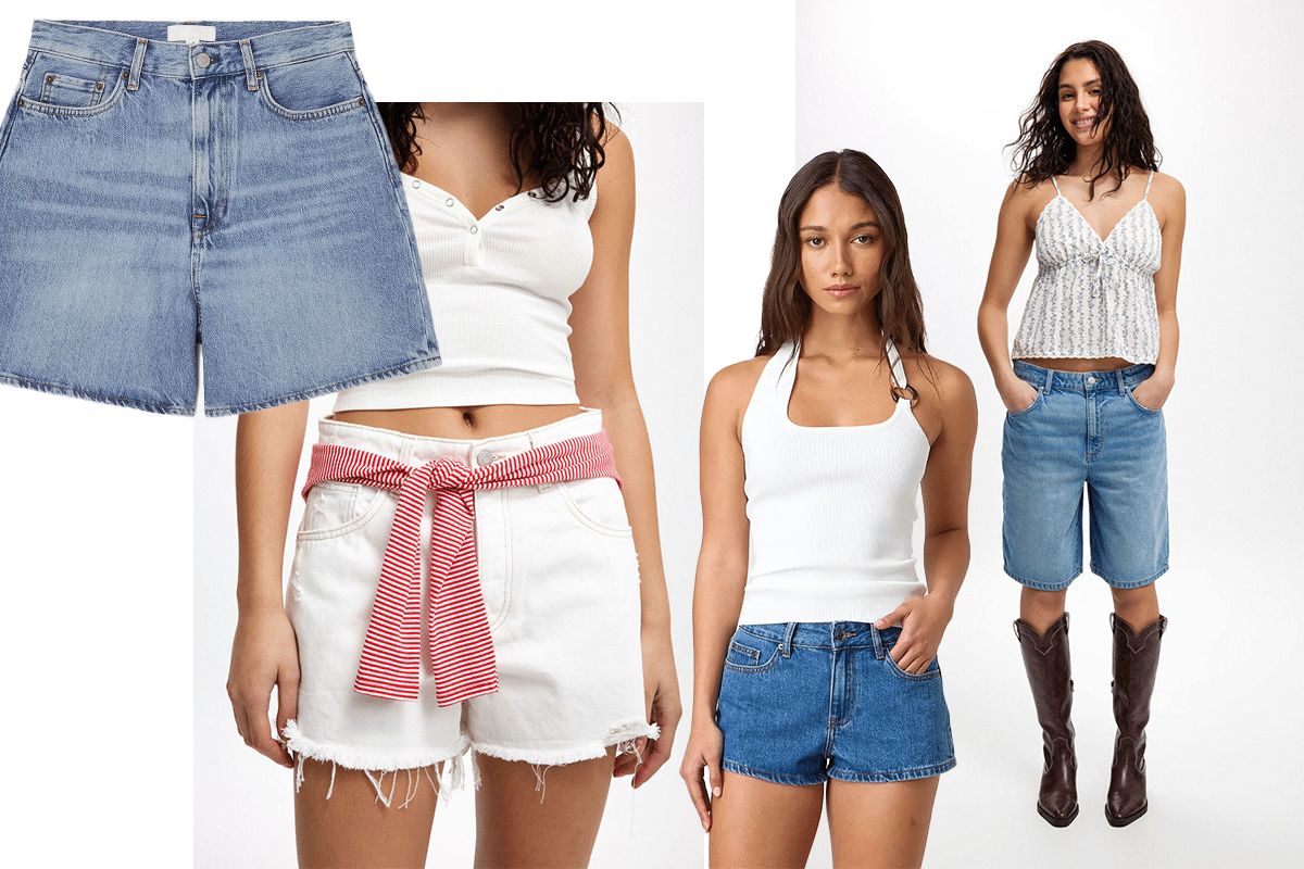 affordable denim shorts