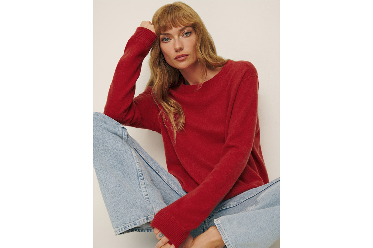 reformation cashmere sweater