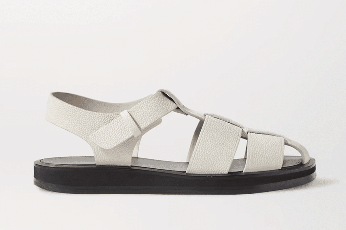 The Row Fisherman Leather Sandals