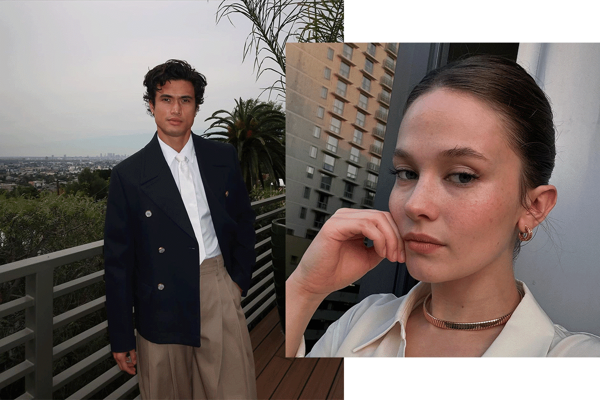 Charles Melton and Cailee Spaeny