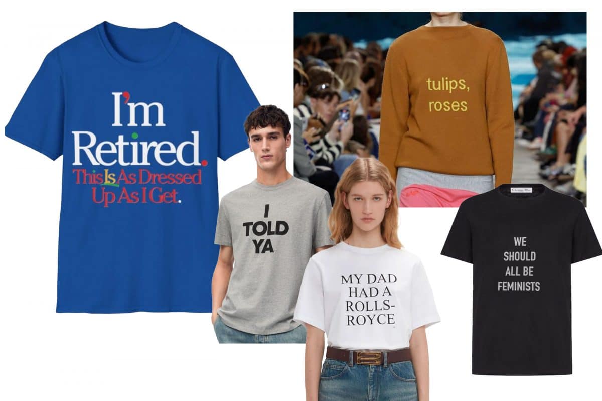 The slogan tee is back – and these are the most iconic ones to get your hands on