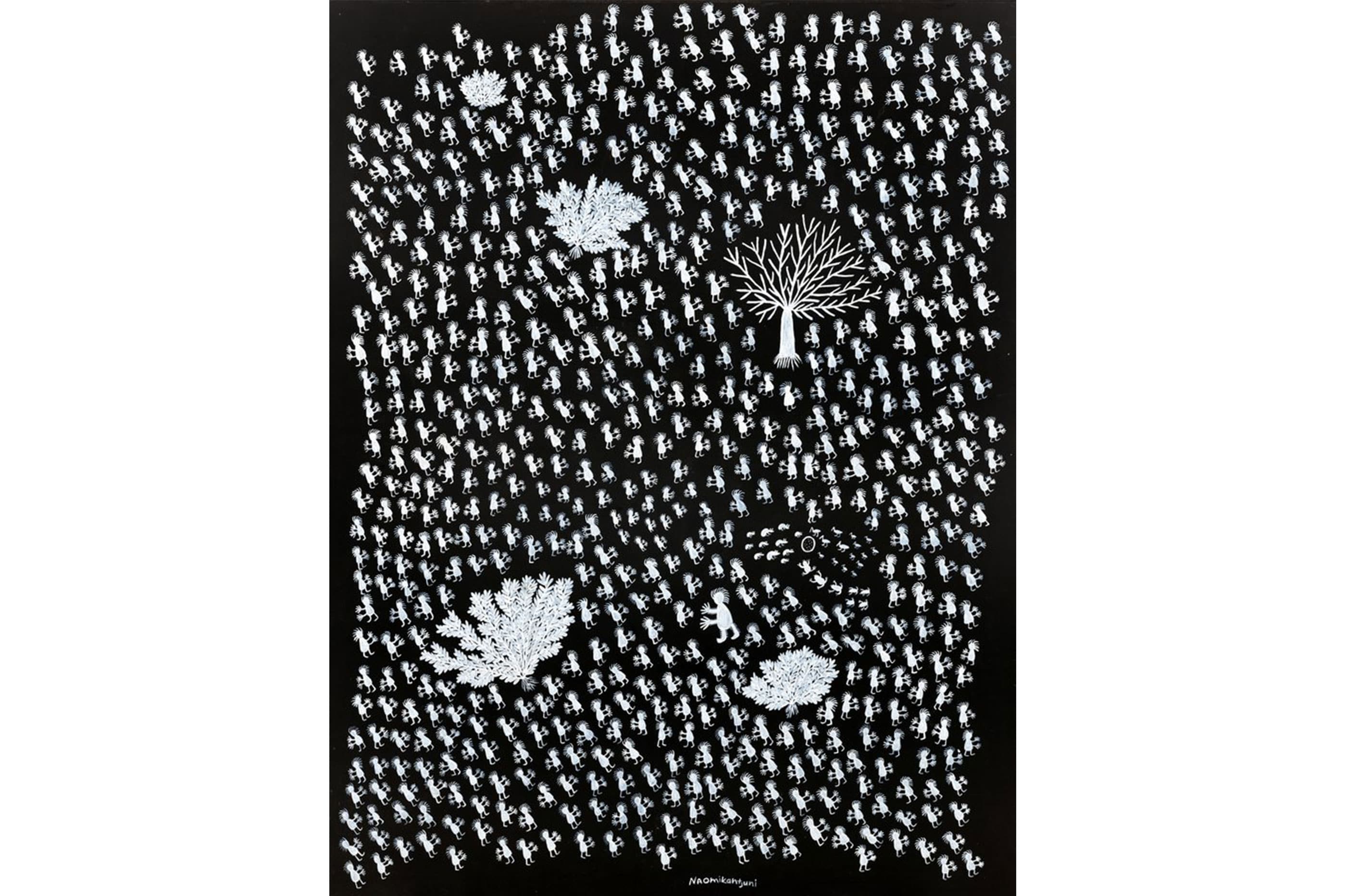 Naomi Kantjuriny, 'Minyma mamu tjuta', synthetic polymer paint on linen, 197 x 153.5 cm