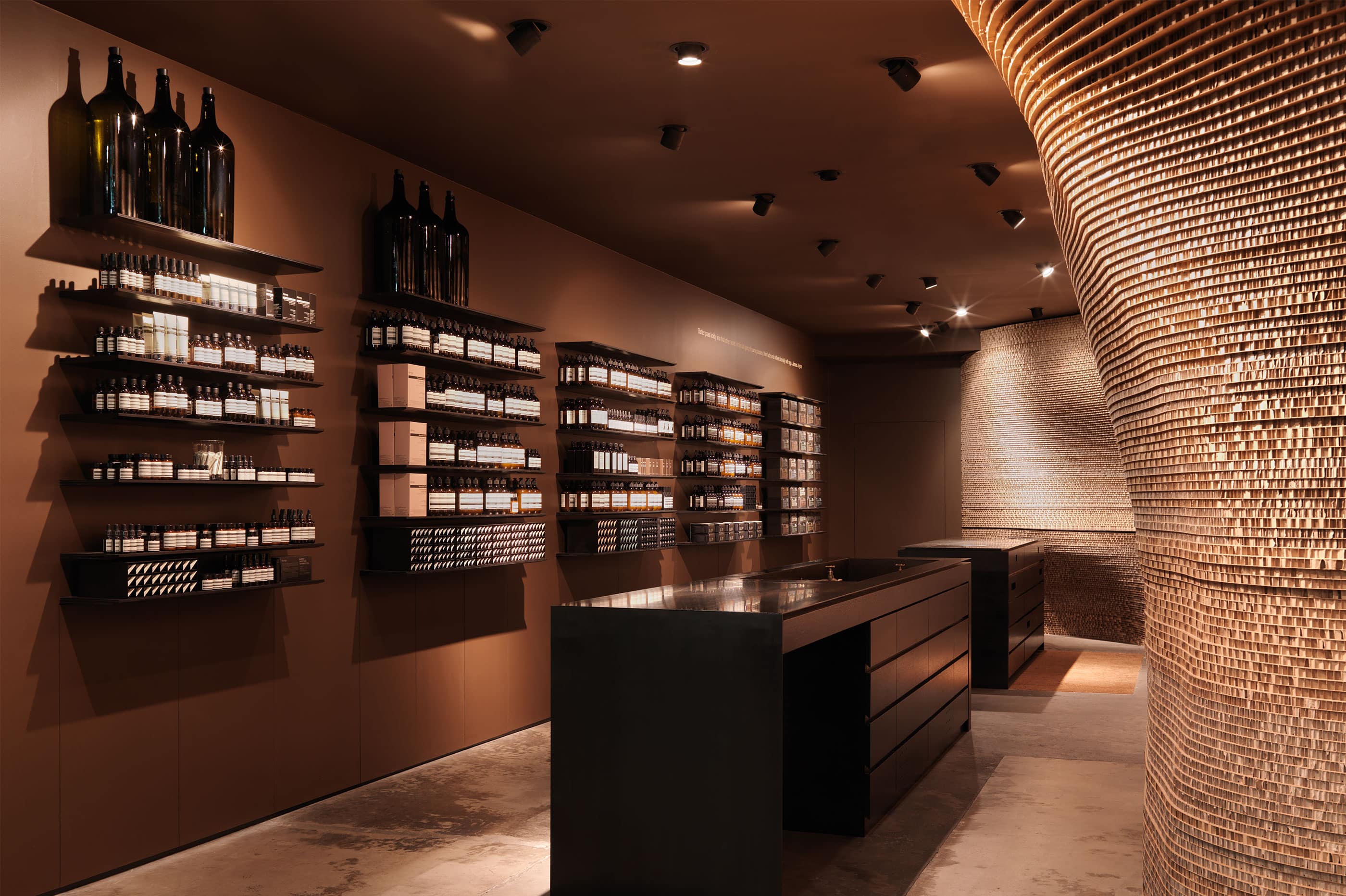 Two iconic Aesop stores transform into an immersive sensorial environment