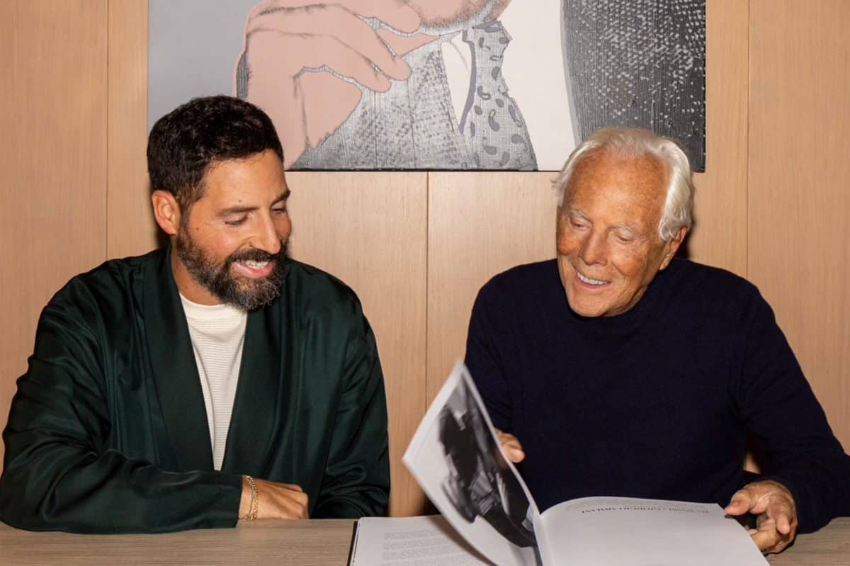 Kith is collaborating with Giorgio Armani (the first to ever partner with Mr. Armani on a collection)