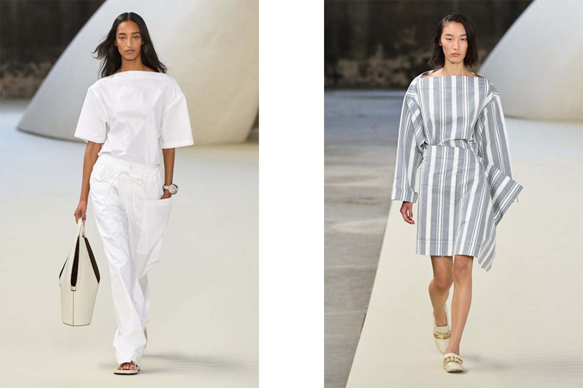 Tod's SS25 runway.