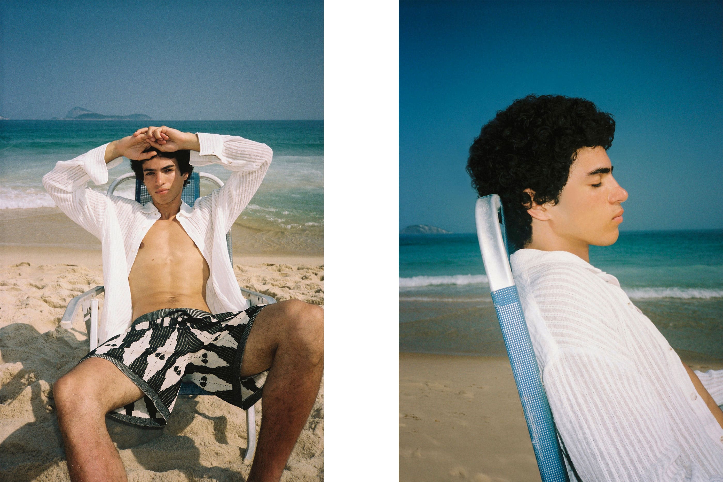 COMMAS drop Resort 25 collection campaign, shot in Rio