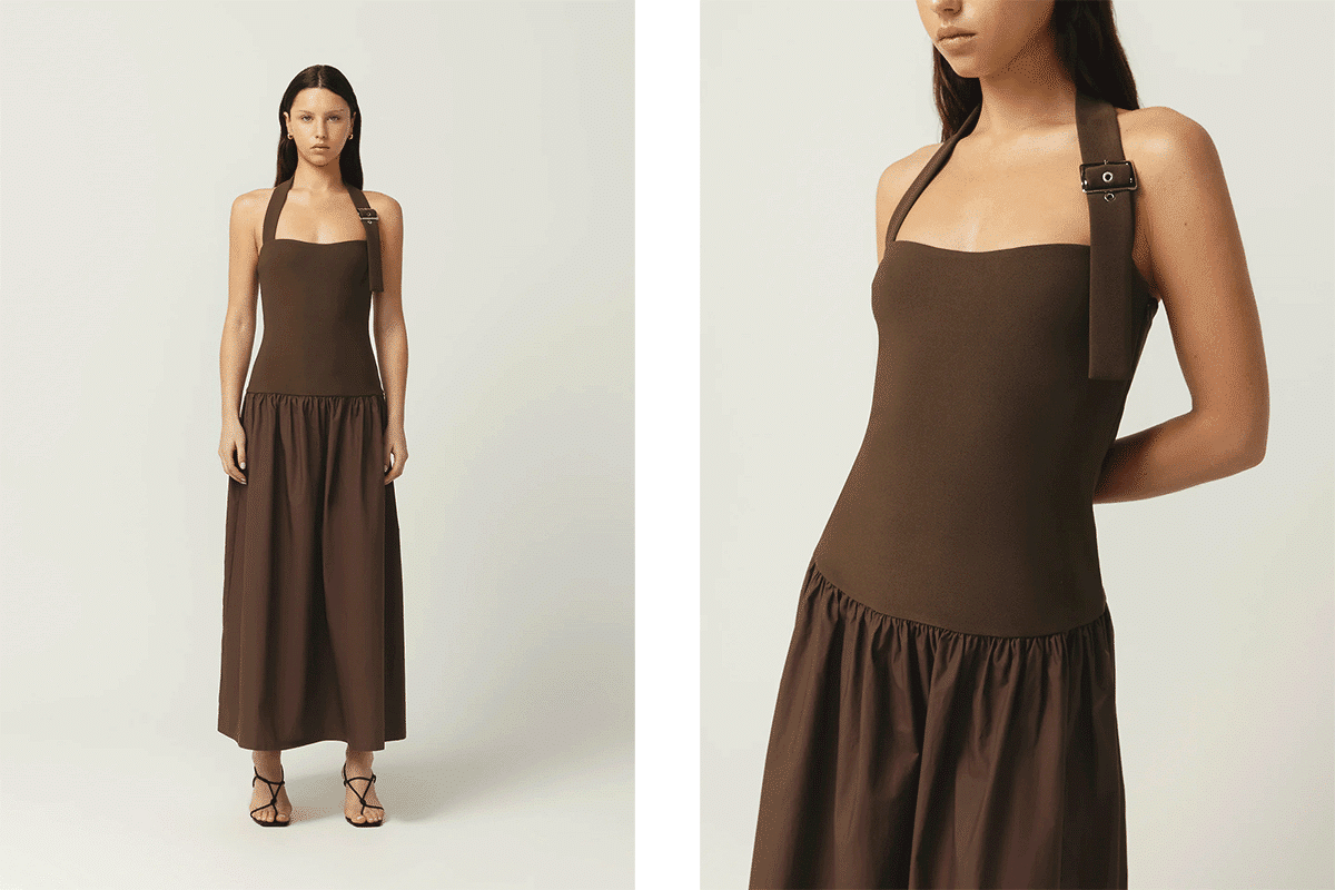 Maison Essentiele drop waist dress