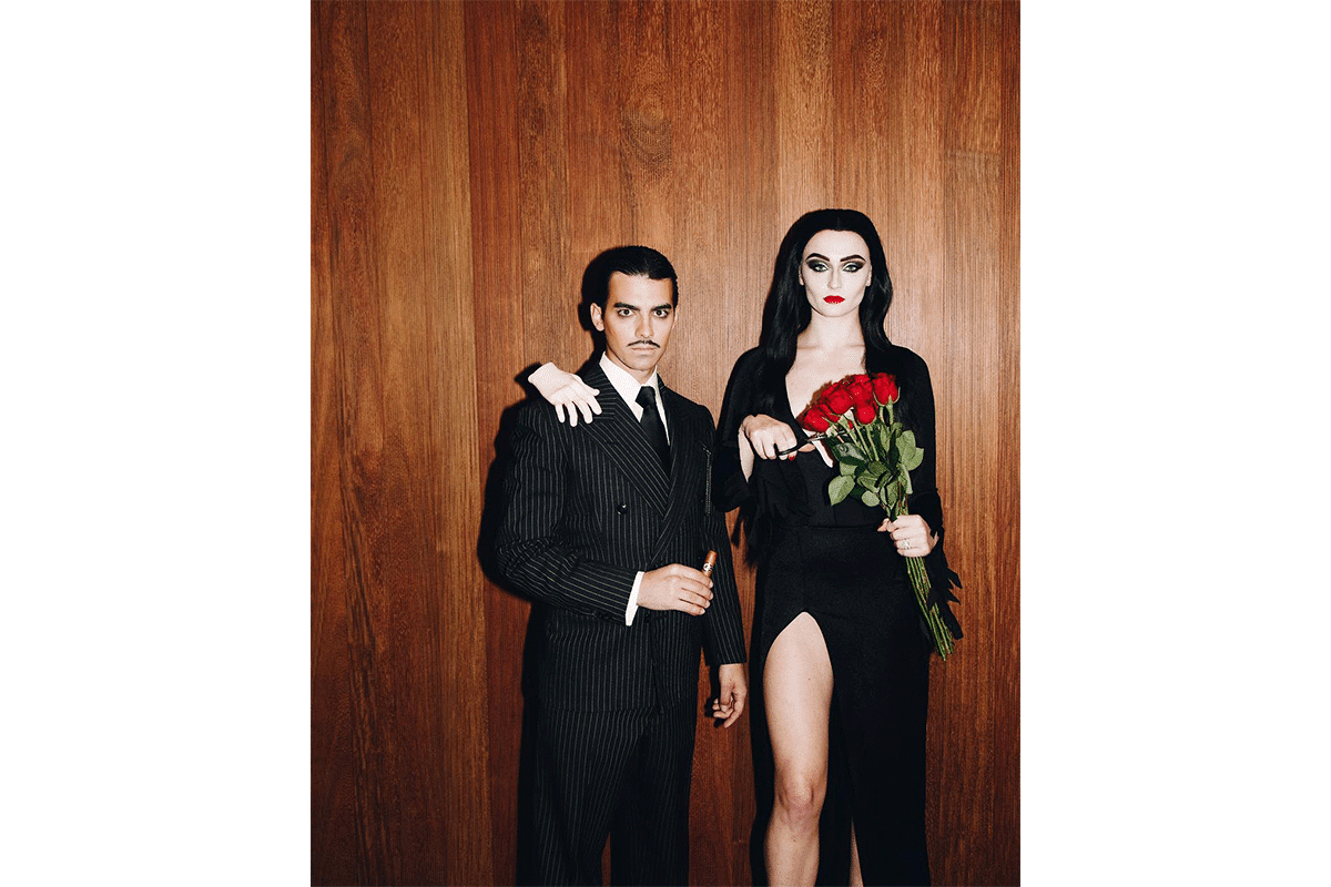 Morticia and Gomez Halloween Costume