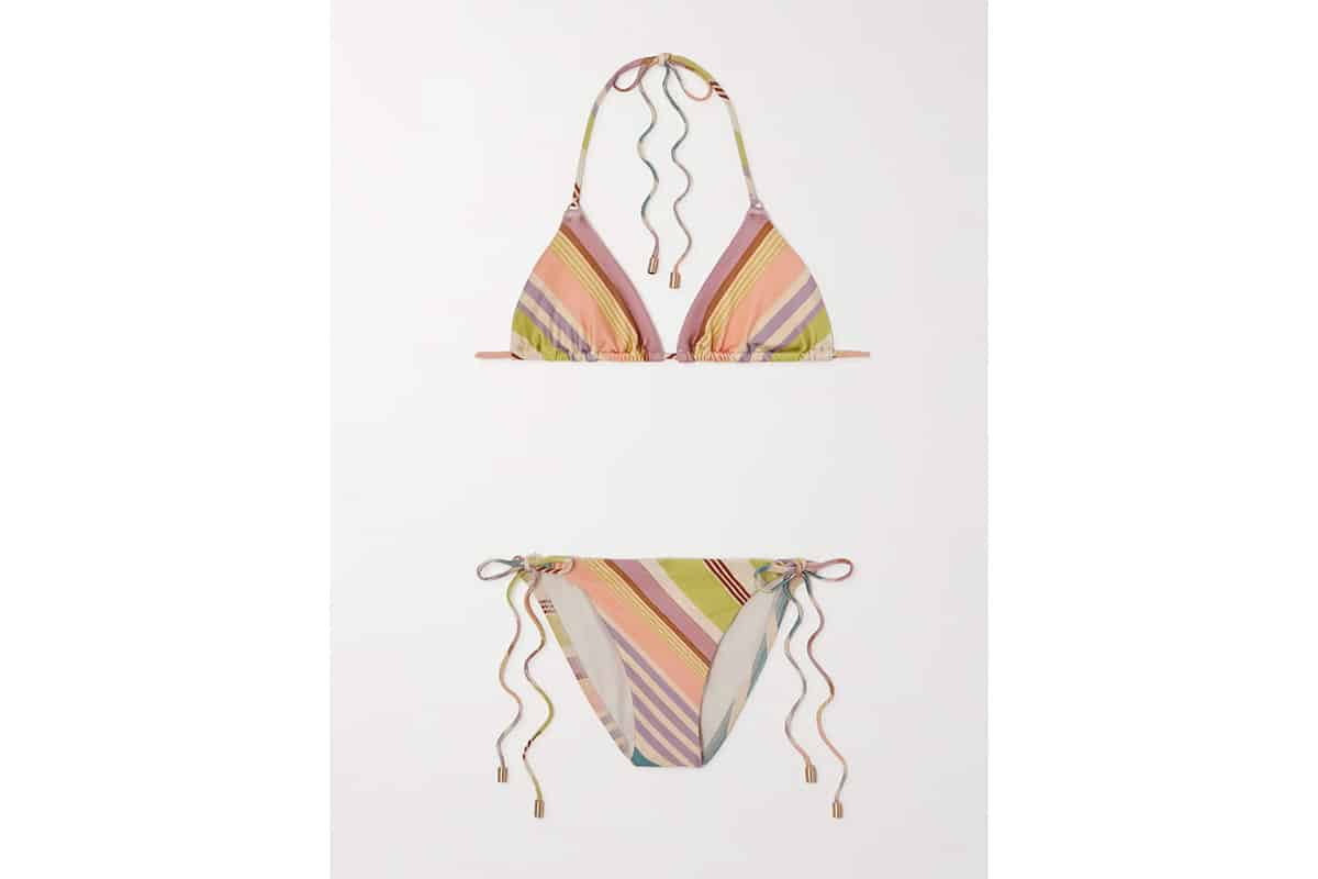 zimermann stripe bikini