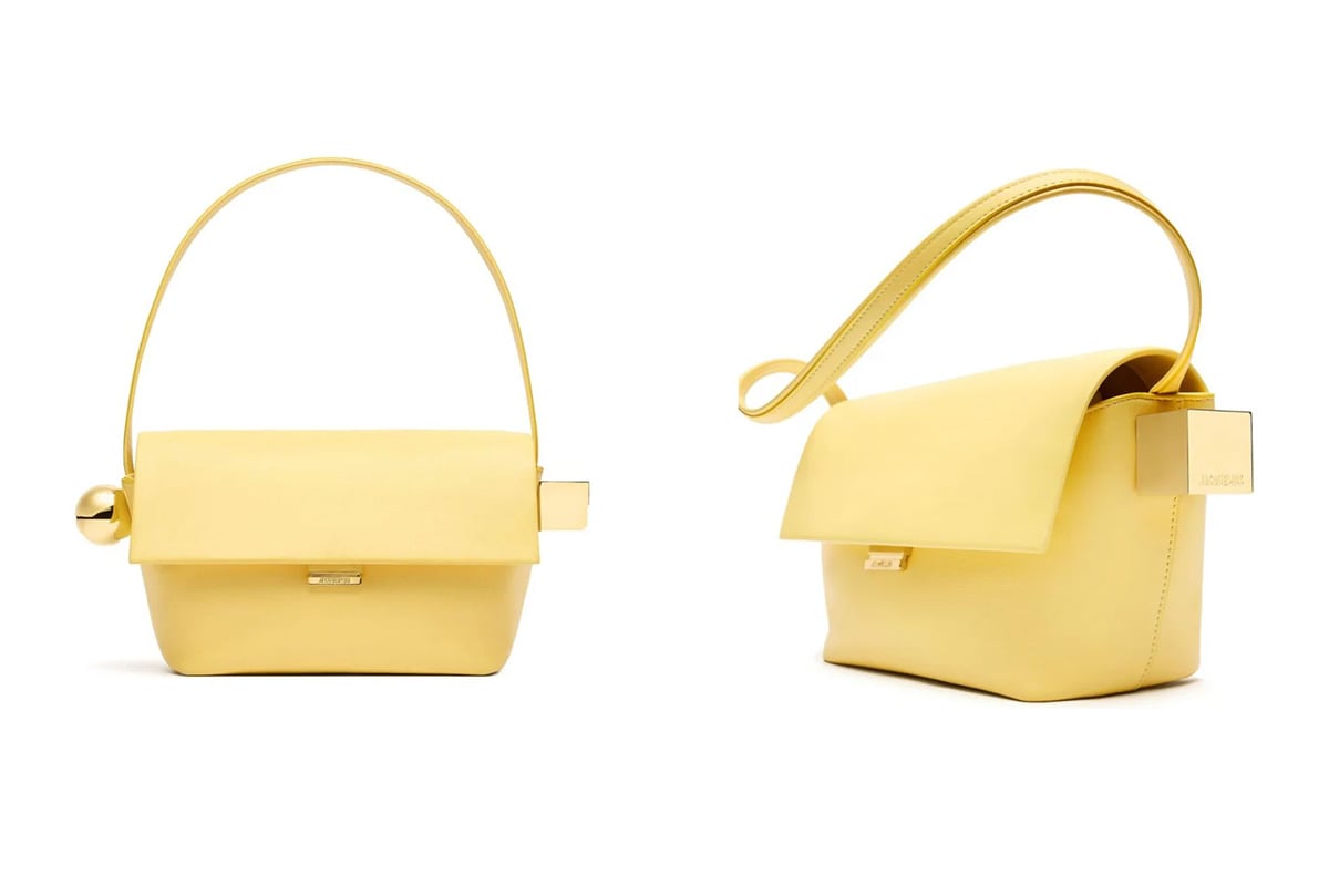 jacquemus yellow bag