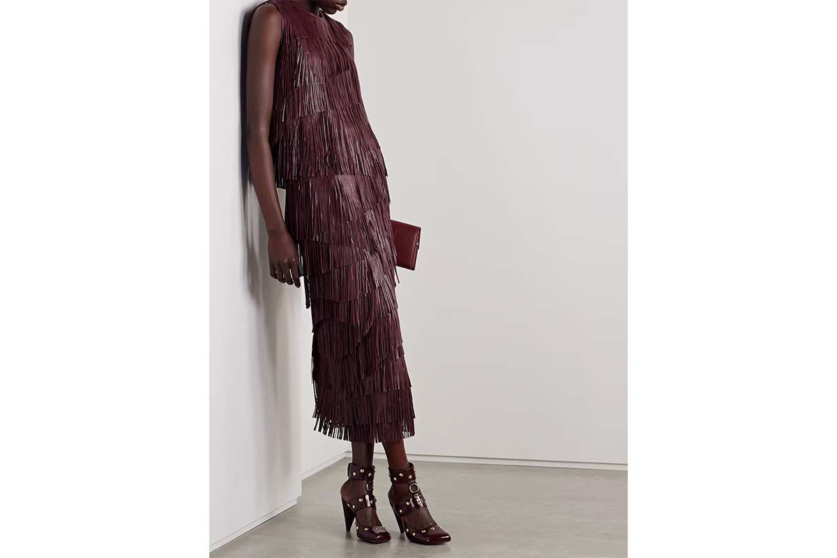 ulla johnson fringe skirt